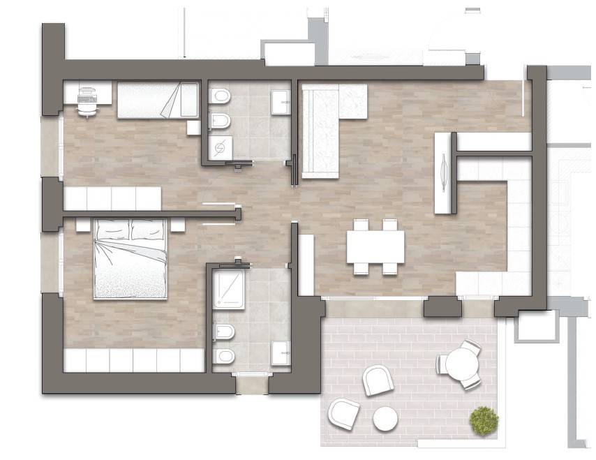 appartamento in vendita a Bologna in zona Corticella