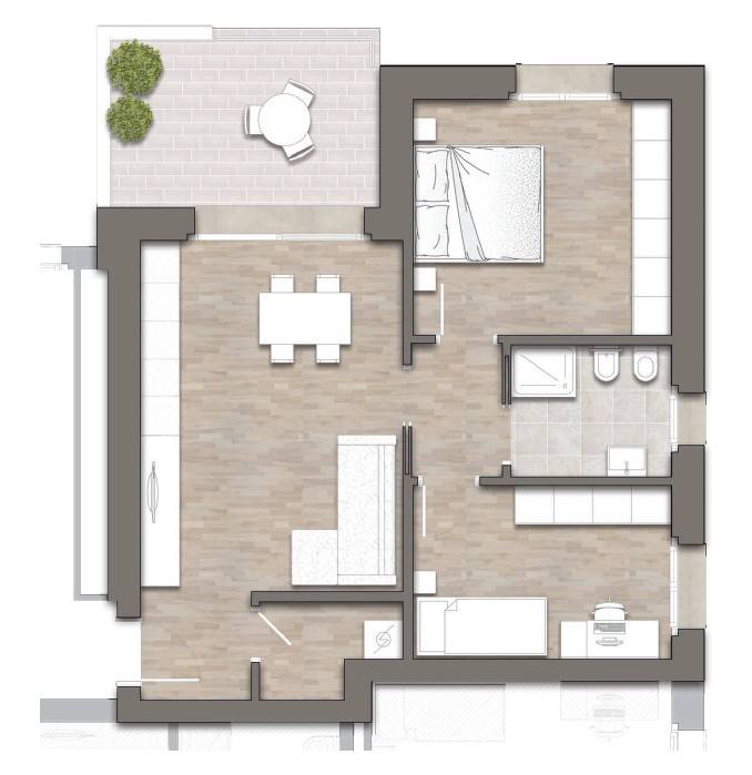 appartamento in vendita a Bologna in zona Bolognina