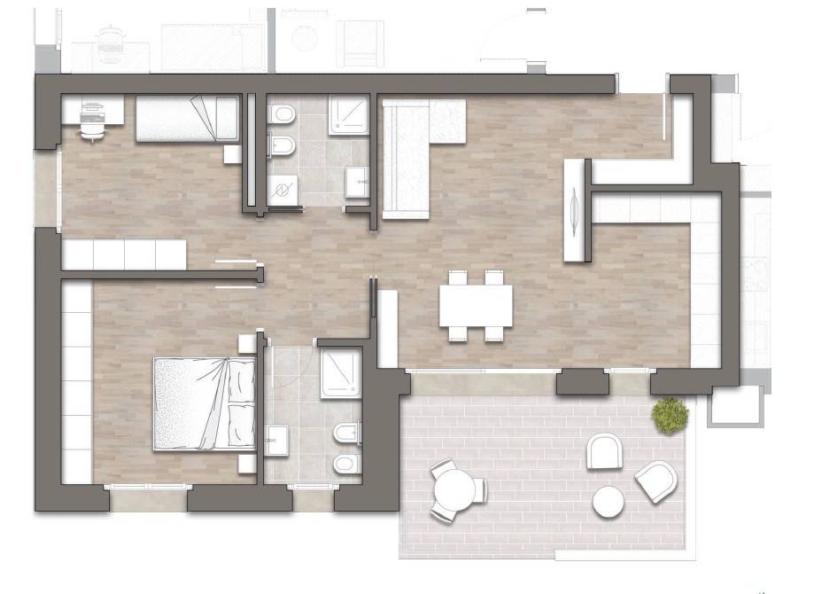 appartamento in vendita a Bologna in zona Corticella