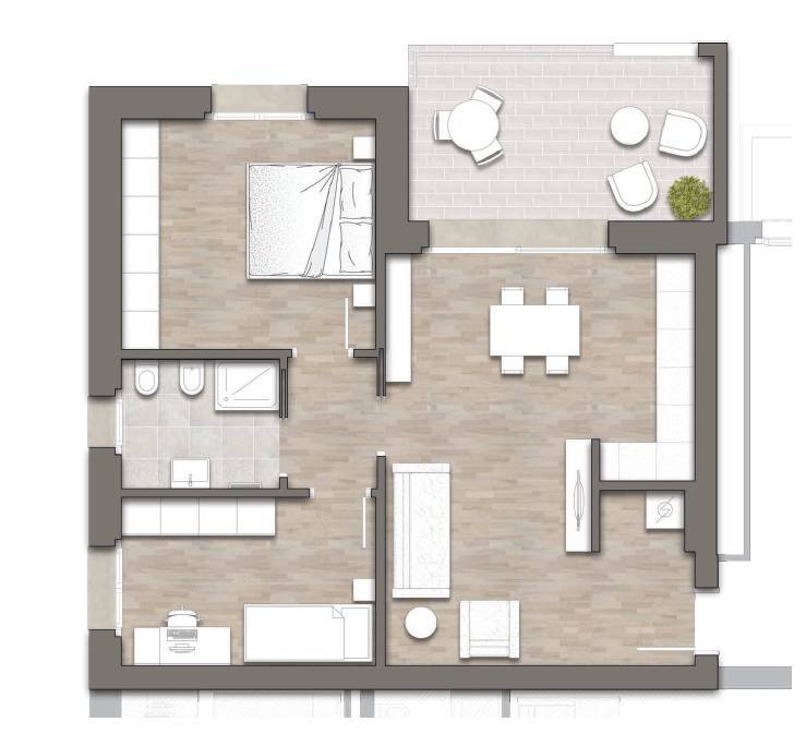 appartamento in vendita a Bologna in zona Corticella