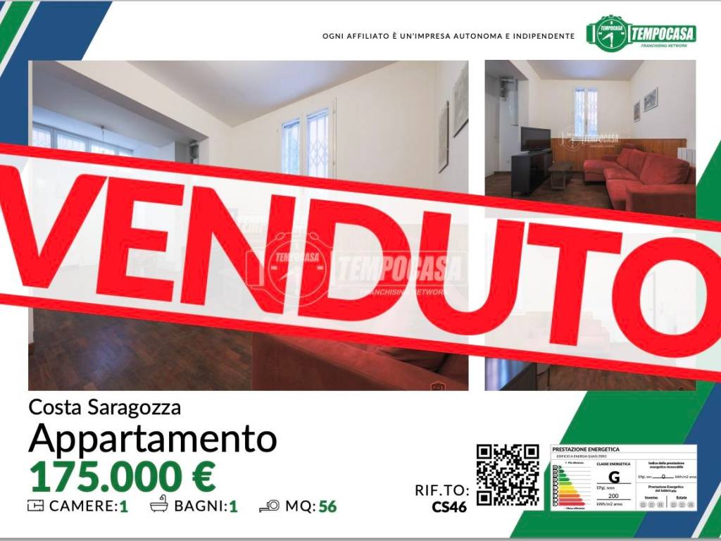 appartamento in vendita a Bologna in zona Saragozza