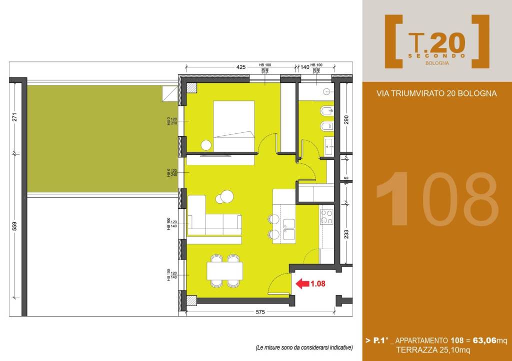 appartamento in vendita a Bologna in zona Quartiere Porto