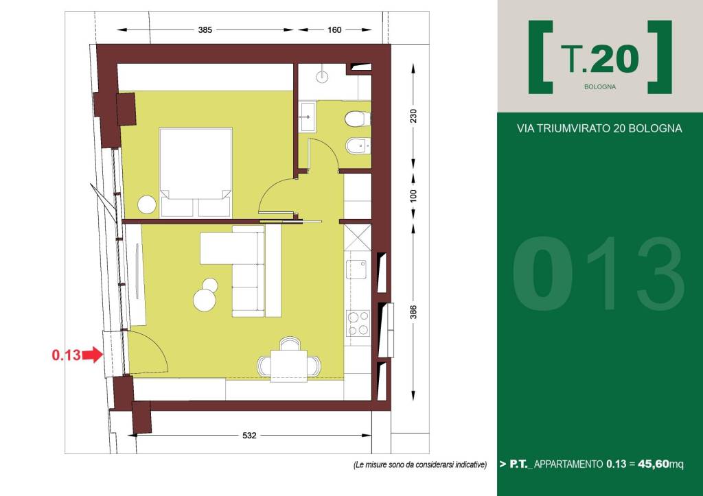 appartamento in vendita a Bologna in zona Quartiere Porto
