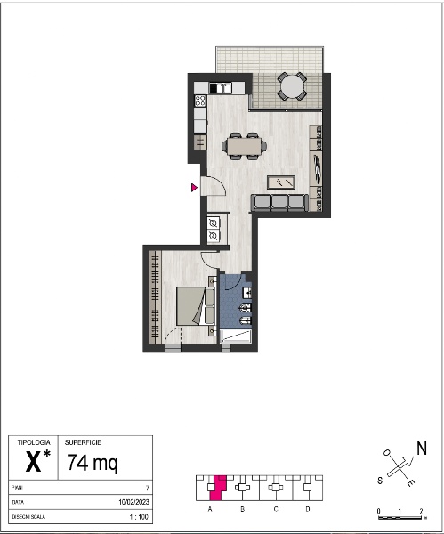 appartamento in vendita a Bologna