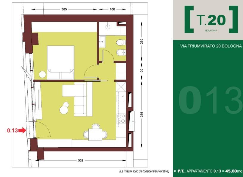 appartamento in vendita a Bologna in zona Aeroporto