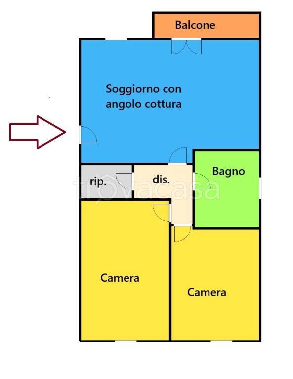 appartamento in vendita a Bologna in zona Borgo Panigale