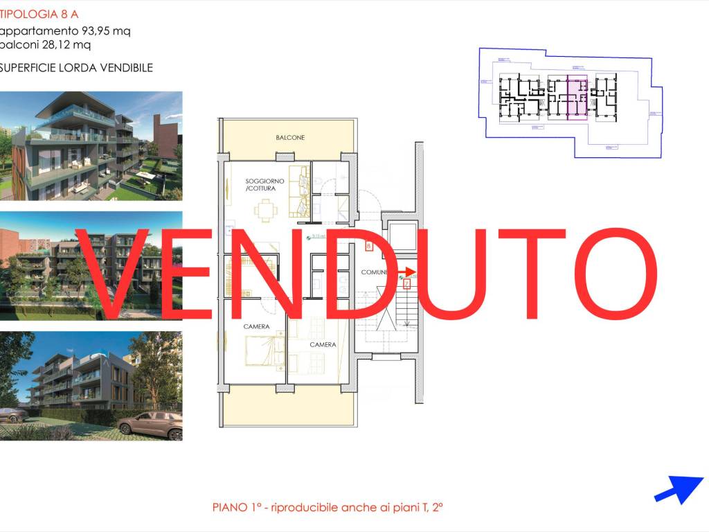 appartamento in vendita a Bologna in zona Savena