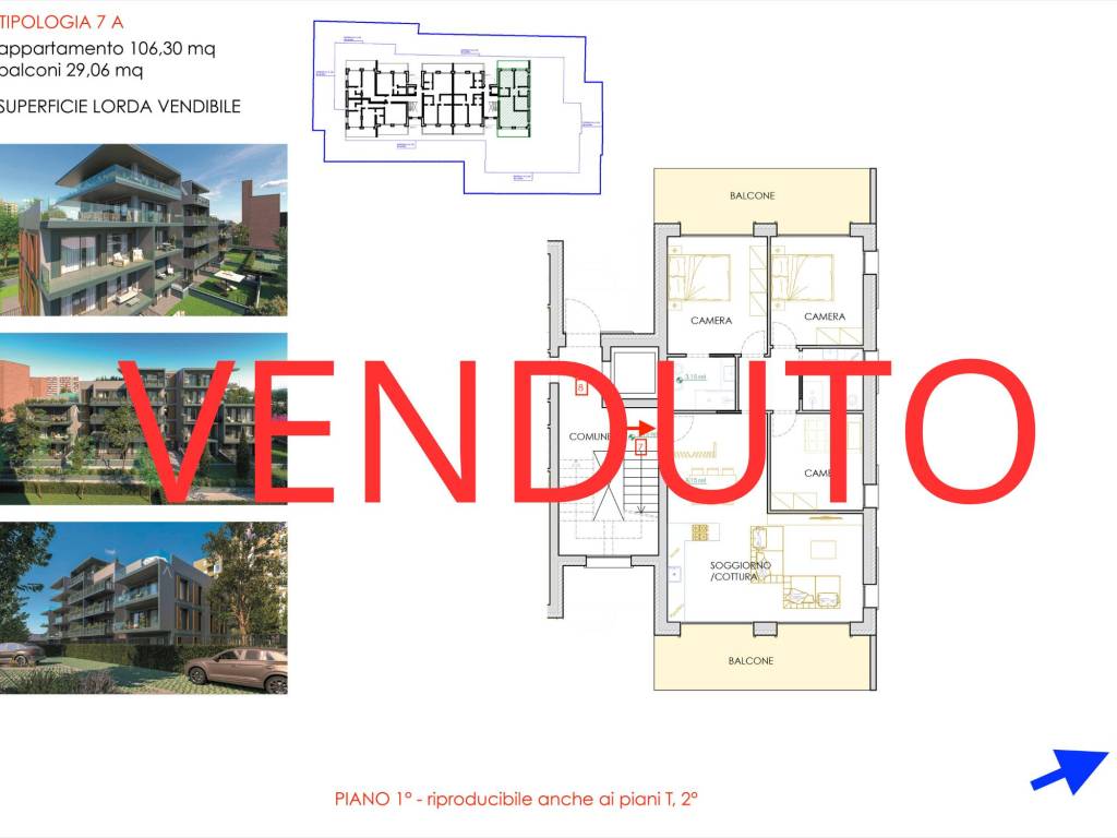 appartamento in vendita a Bologna in zona Savena