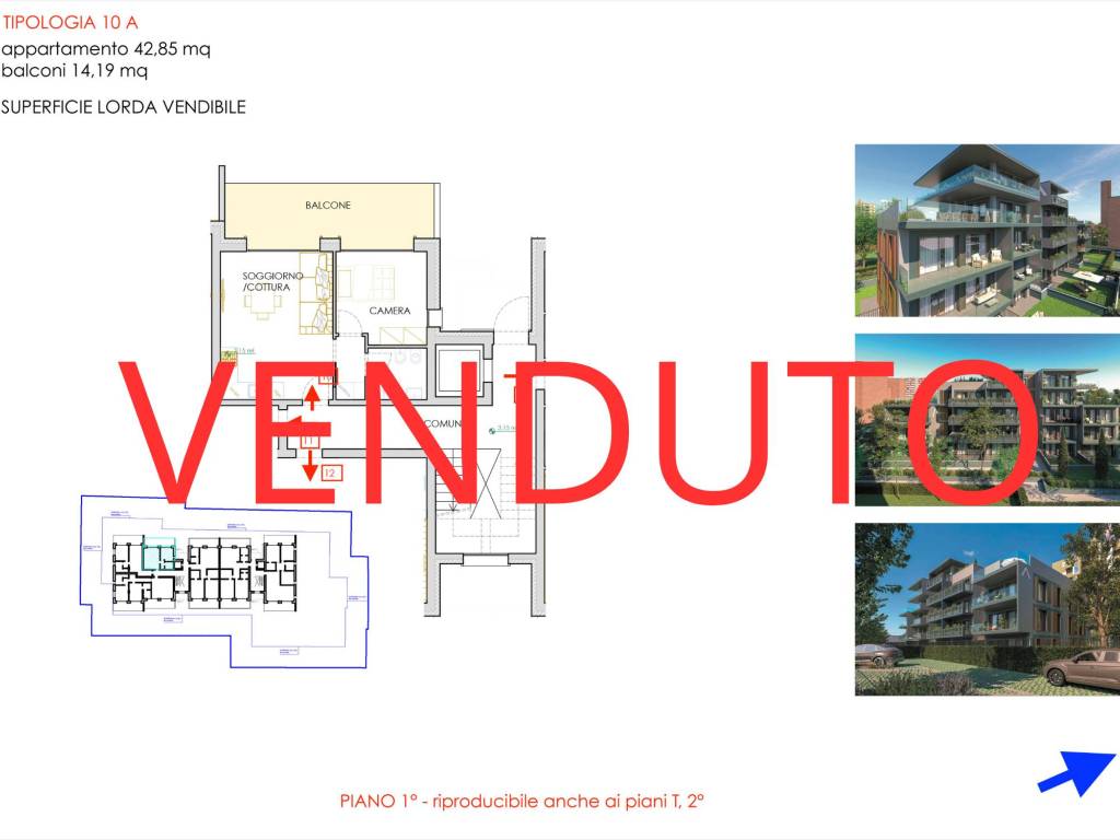 appartamento in vendita a Bologna in zona Savena