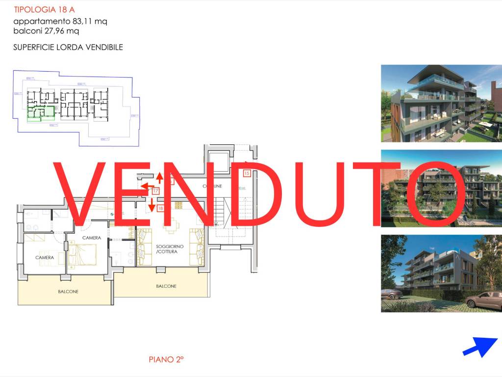 appartamento in vendita a Bologna in zona Savena