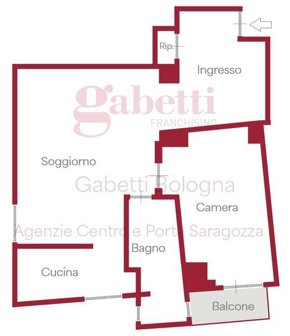 appartamento in vendita a Bologna in zona Saragozza