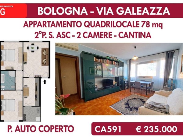 appartamento in vendita a Bologna in zona Casteldebole
