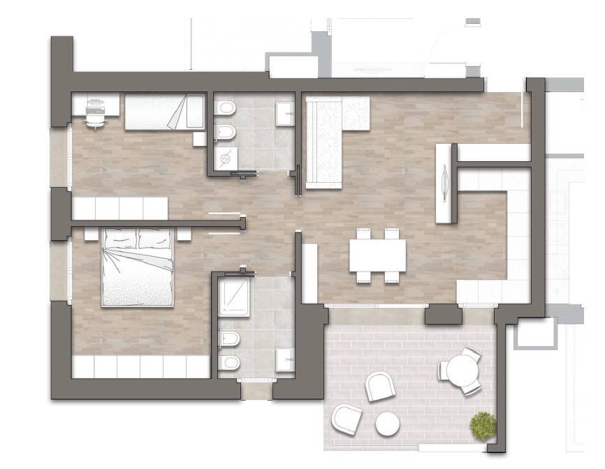 appartamento in vendita a Bologna in zona Corticella