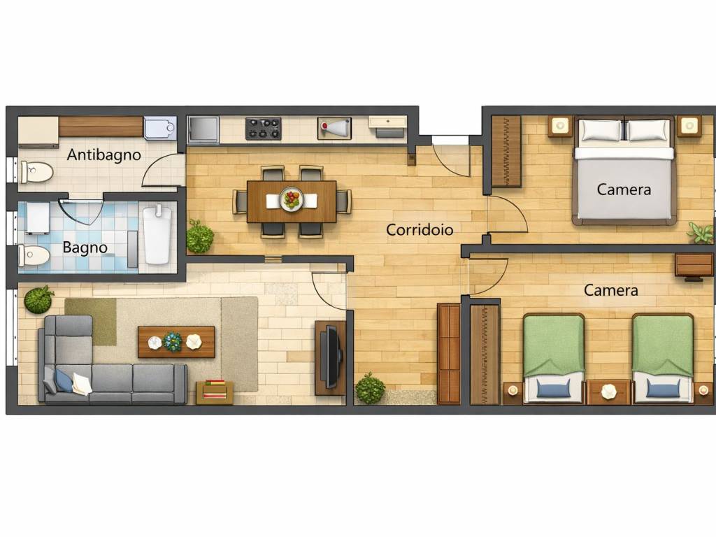 appartamento in vendita a Bologna in zona Savena