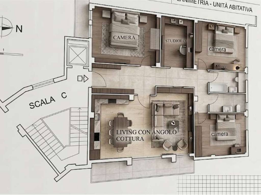 appartamento in vendita a Bologna in zona Quartiere Porto