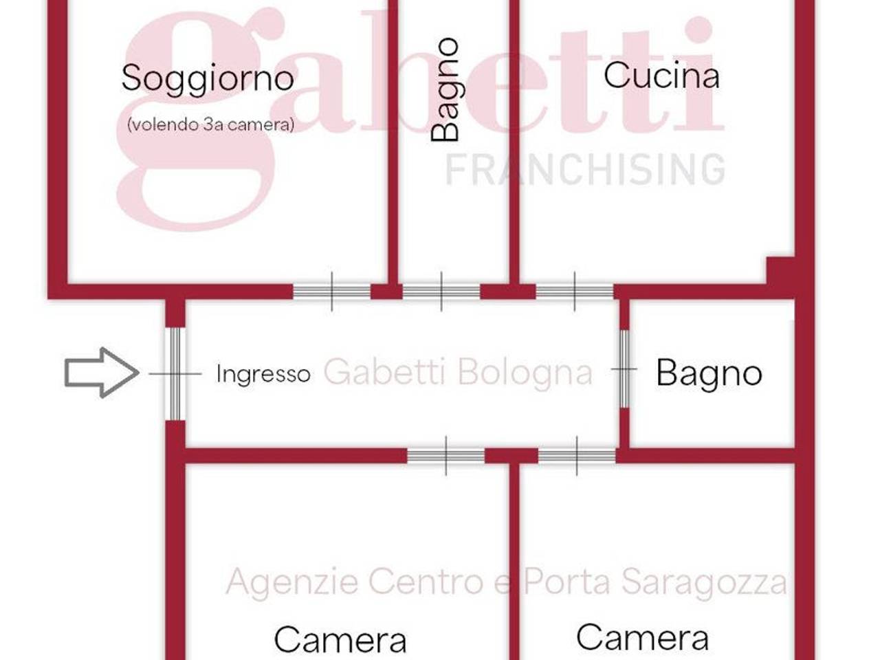 appartamento in vendita a Bologna in zona Murri