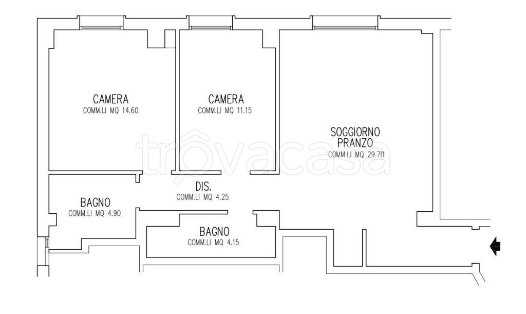 appartamento in vendita a Bologna in zona Saragozza
