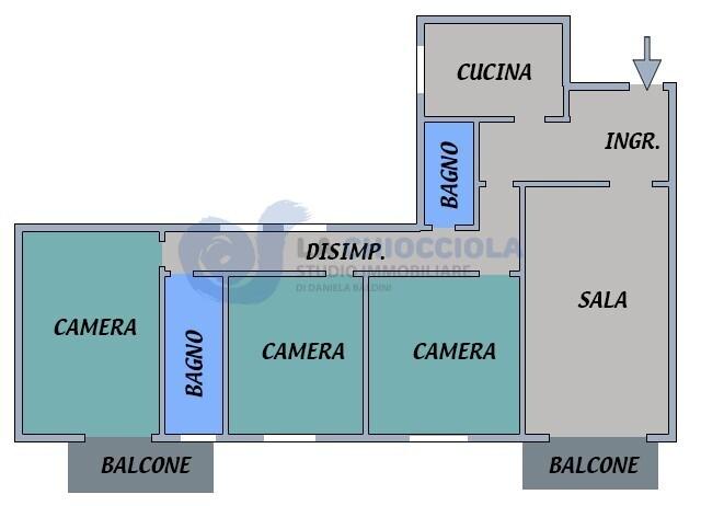appartamento in vendita a Bologna in zona Saffi