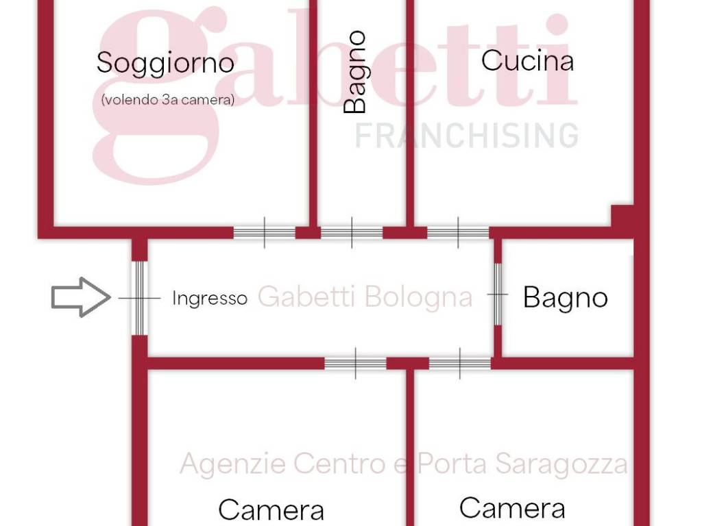 appartamento in vendita a Bologna in zona Murri