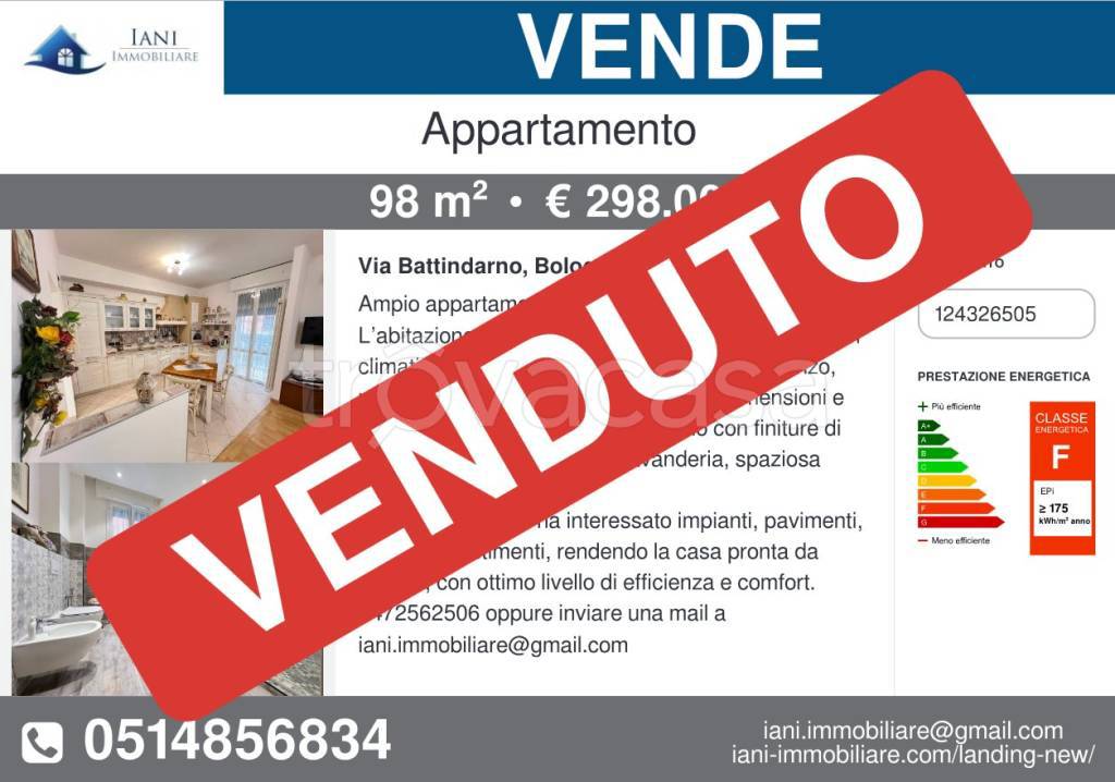 appartamento in vendita a Bologna in zona Reno