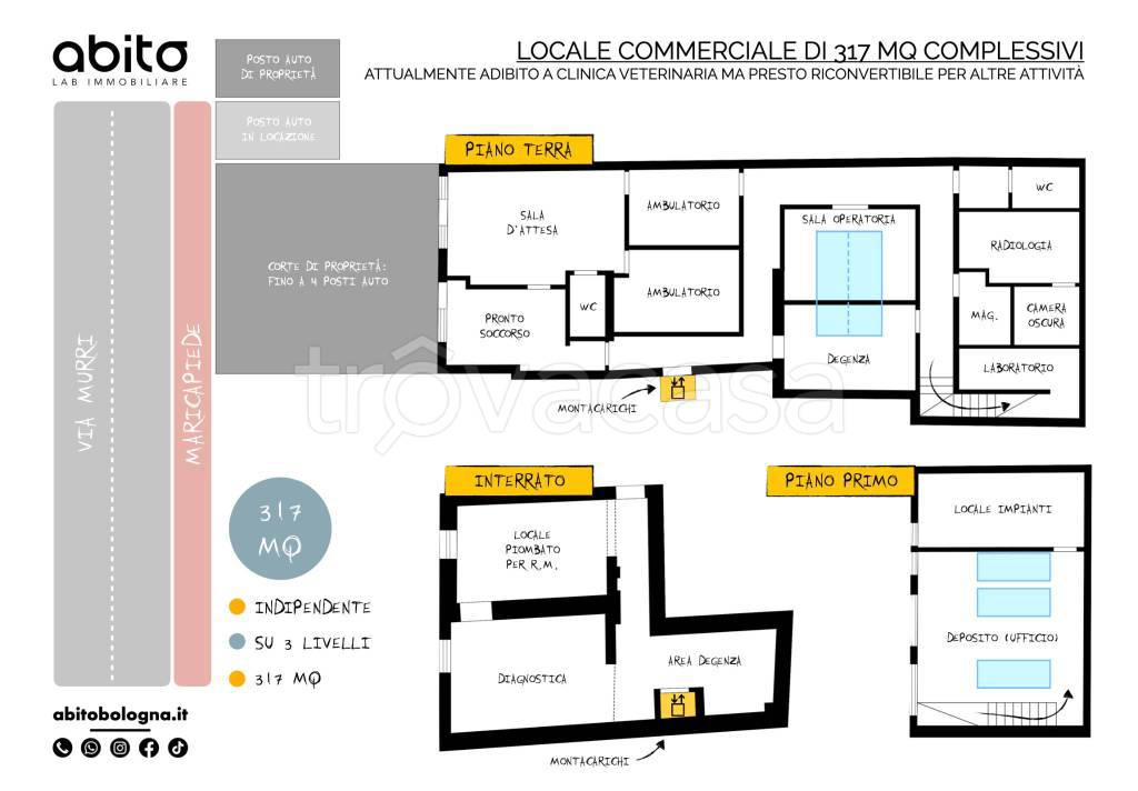 negozio in vendita a Bologna in zona Murri