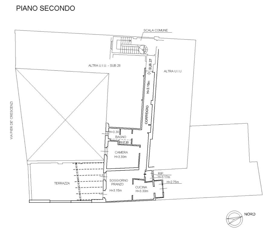 appartamento in vendita a Bologna in zona Saffi