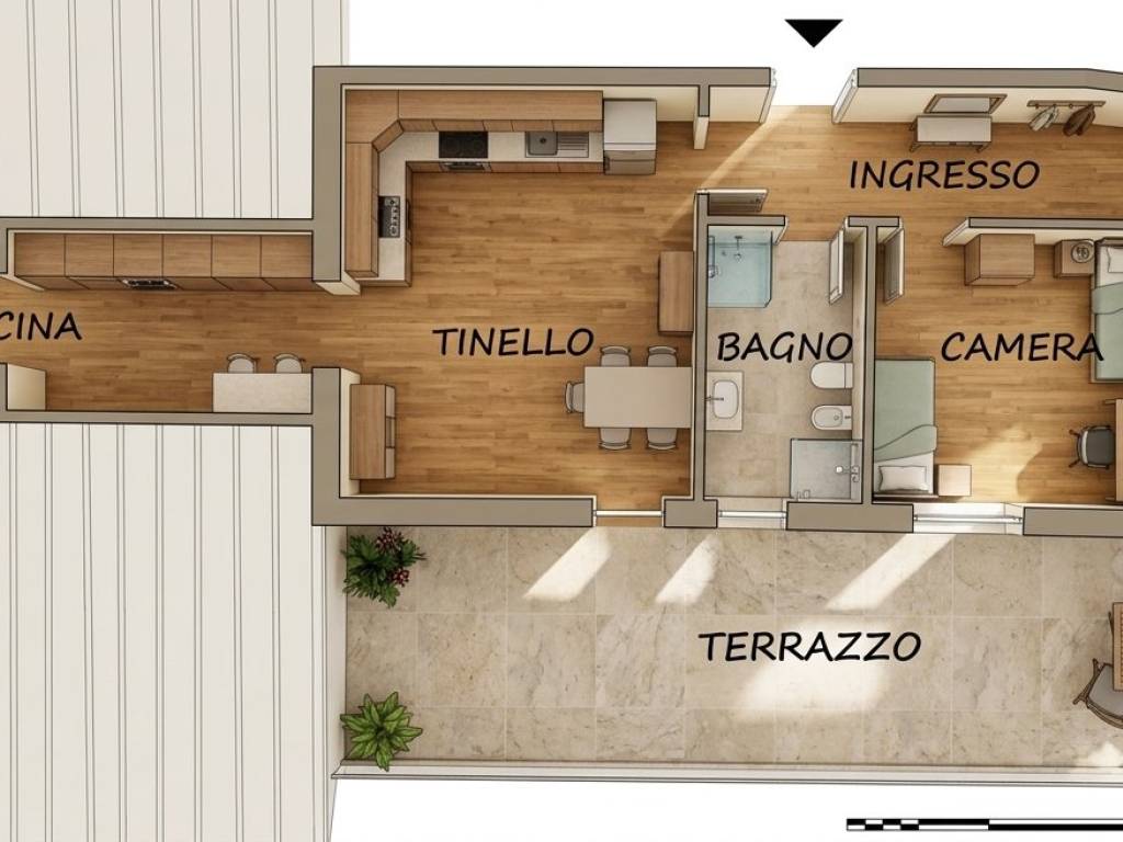 appartamento in vendita a Bologna in zona Savena