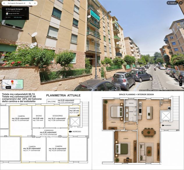 appartamento in vendita a Bologna in zona Murri