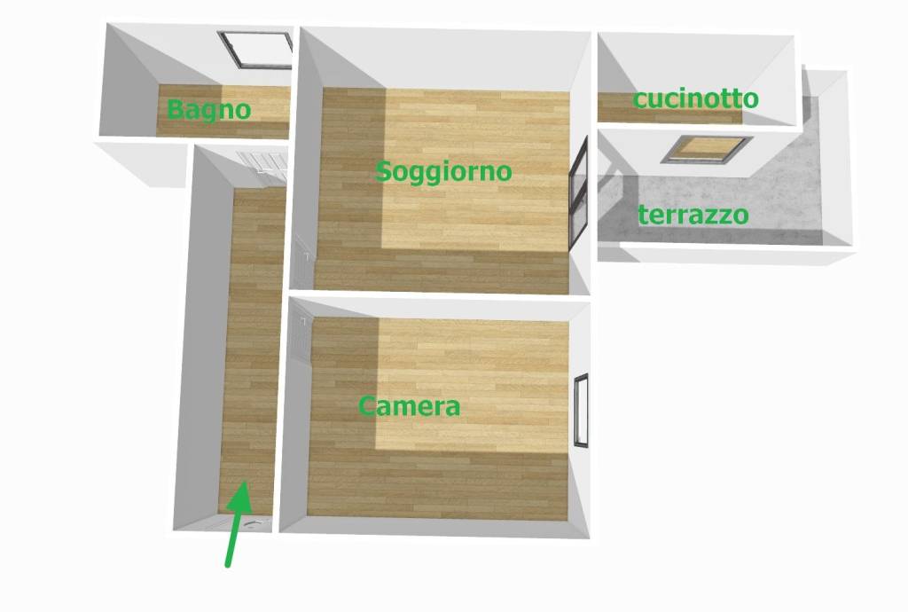 appartamento in vendita a Bologna in zona Malpighi