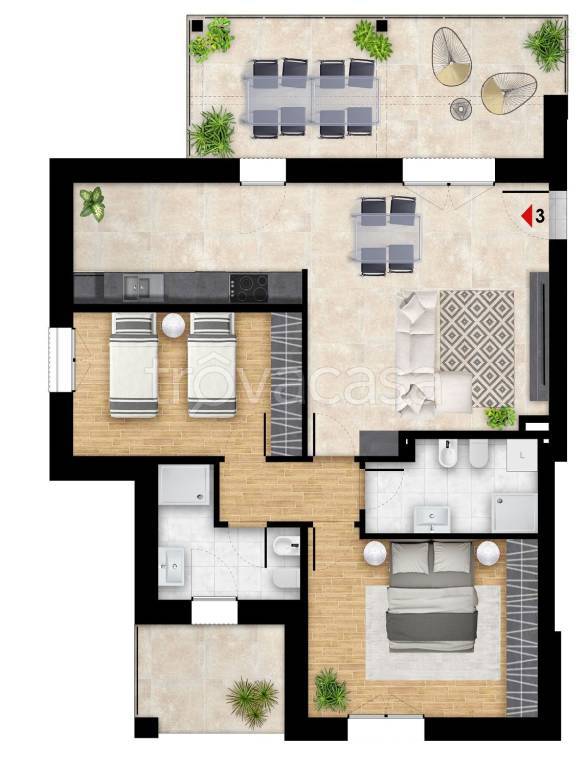 appartamento in vendita a Budrio