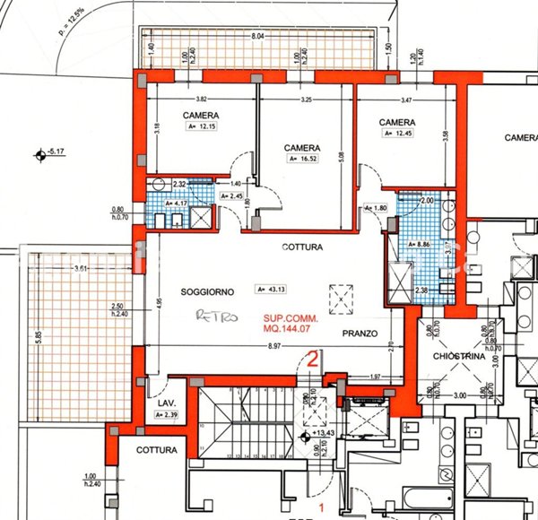 appartamento in vendita a Budrio in zona Cento