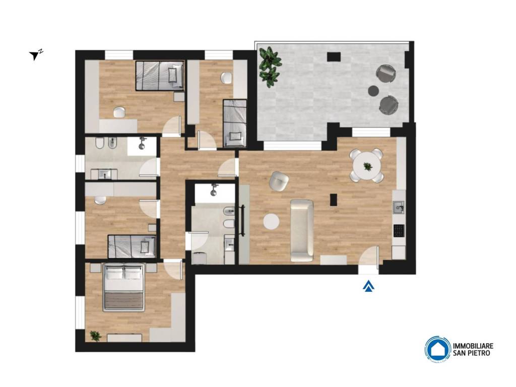 appartamento in vendita a Budrio