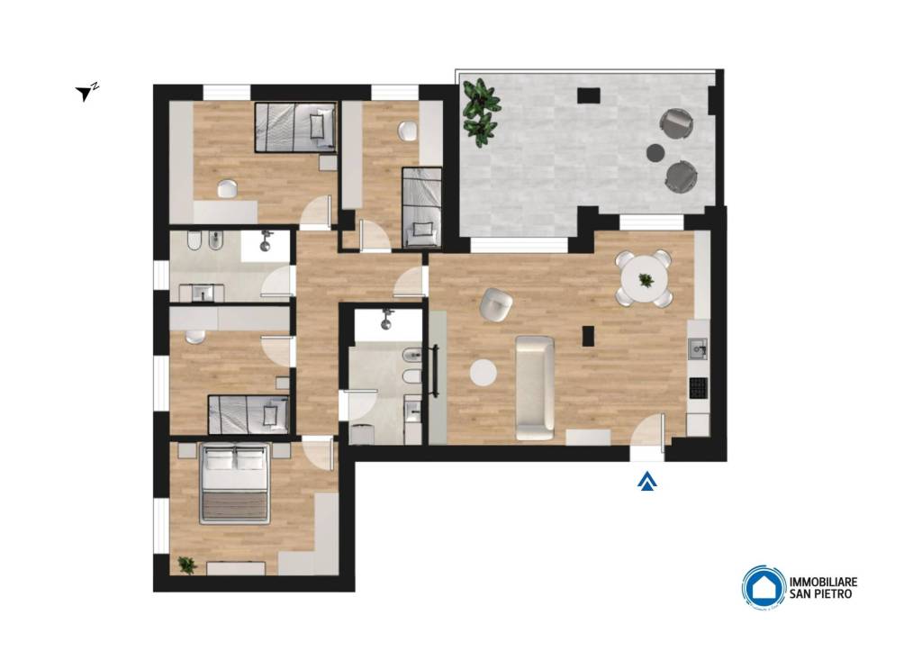 appartamento in vendita a Budrio