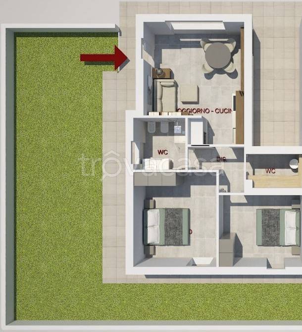 appartamento in vendita a Budrio