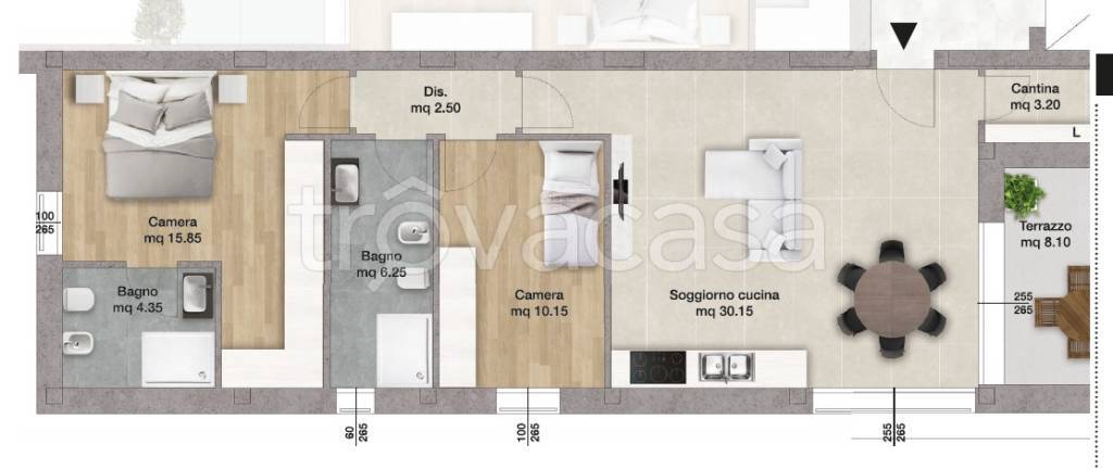appartamento in vendita a Calderara di Reno