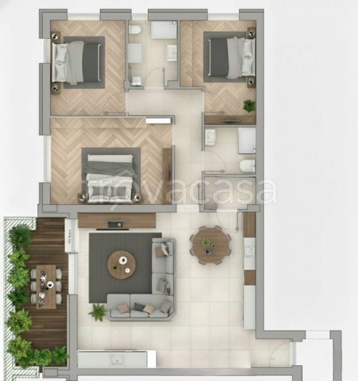 appartamento in vendita a Calderara di Reno