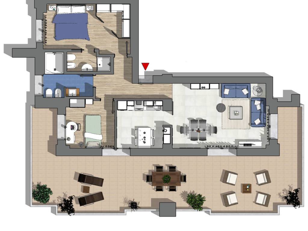 appartamento in vendita a Calderara di Reno