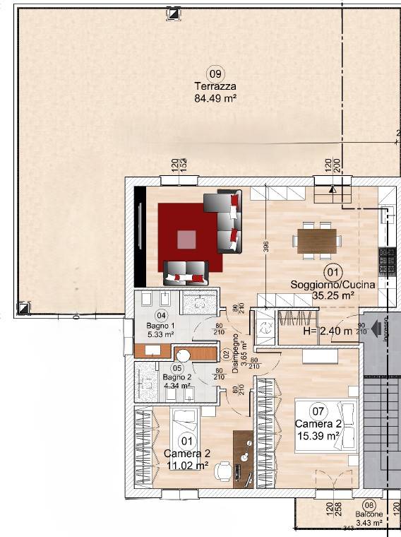 appartamento in vendita a Calderara di Reno