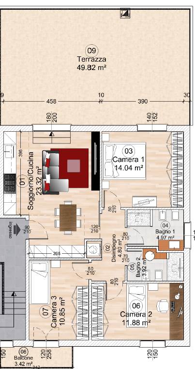 appartamento in vendita a Calderara di Reno