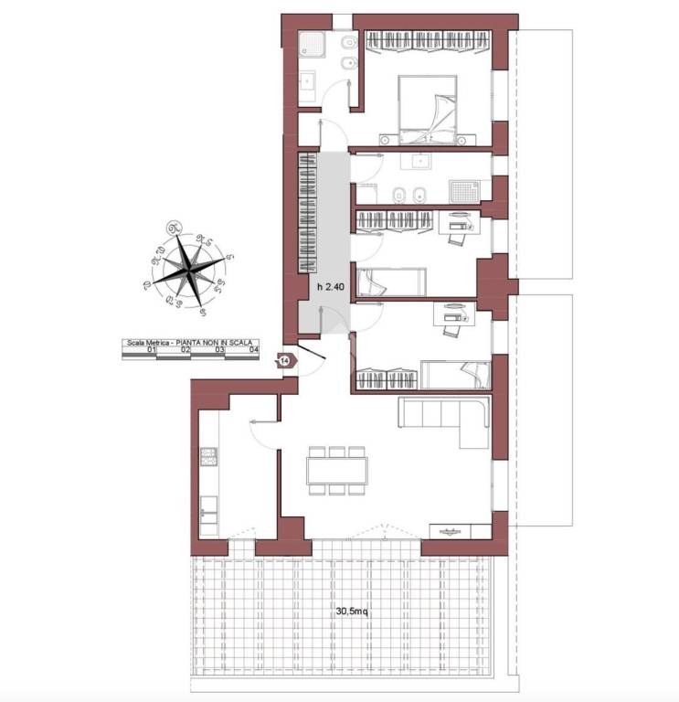 appartamento in vendita a Calderara di Reno