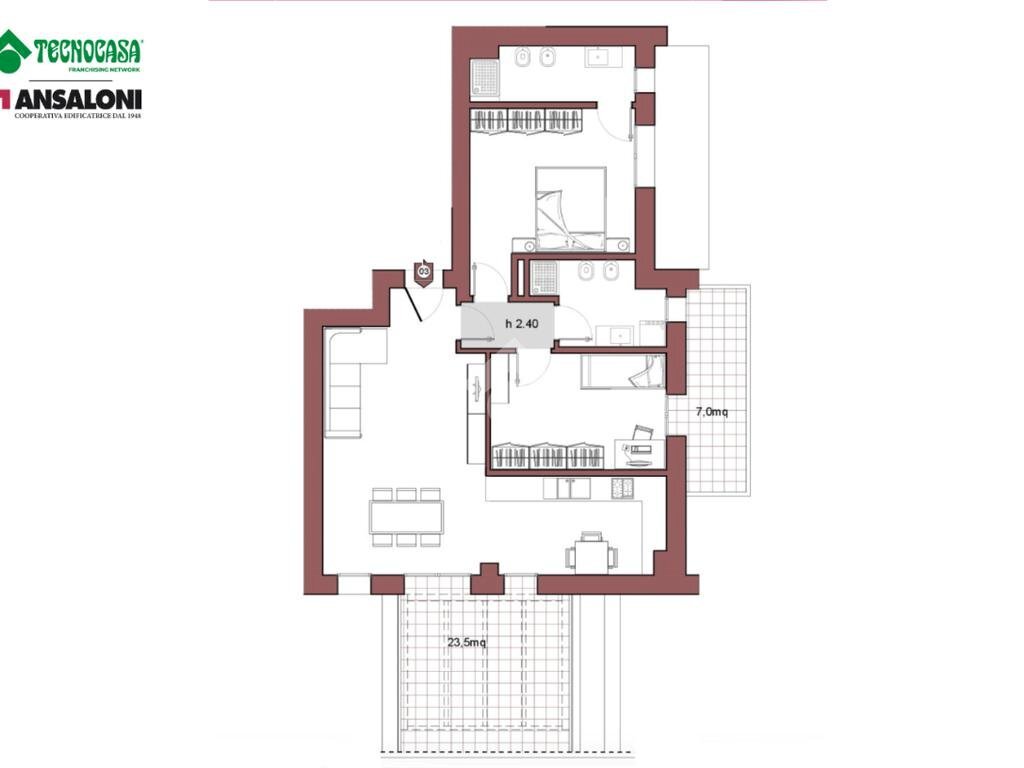 appartamento in vendita a Calderara di Reno