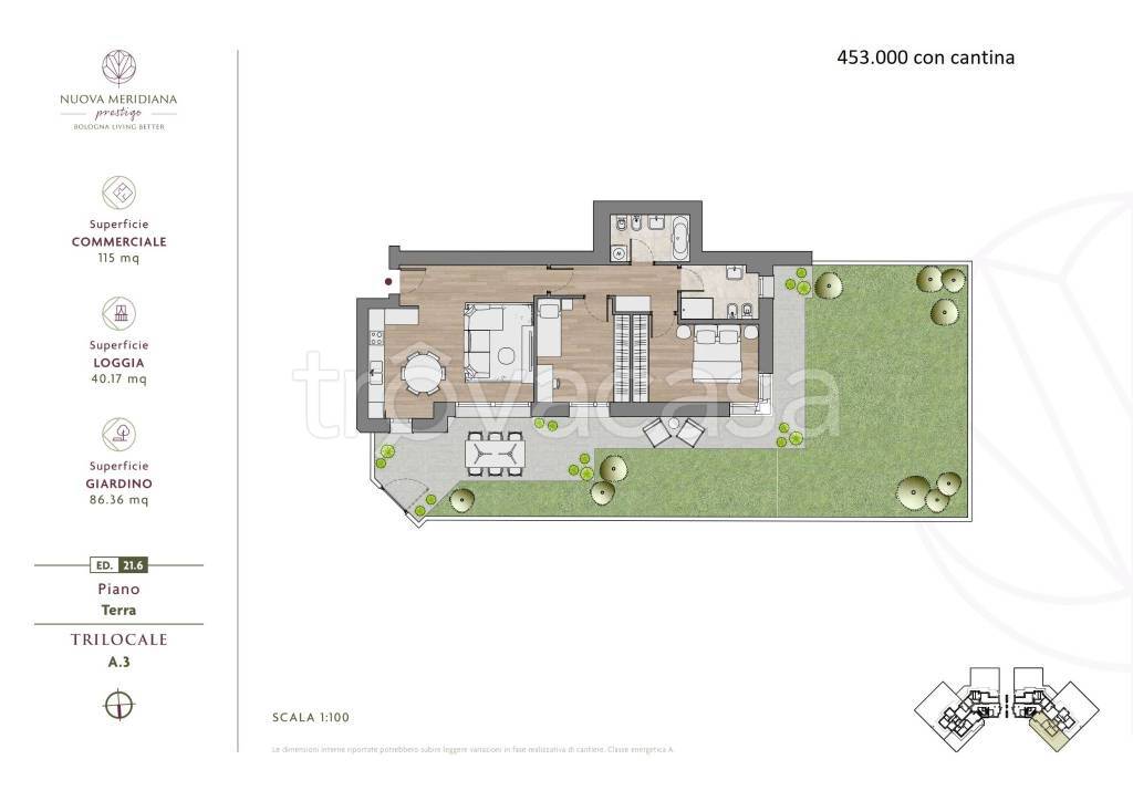 appartamento in vendita a Casalecchio di Reno