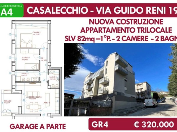appartamento in vendita a Casalecchio di Reno in zona San Biagio