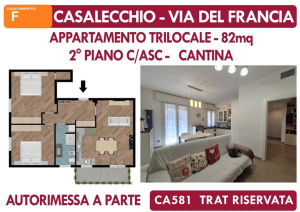appartamento in vendita a Casalecchio di Reno in zona Croce