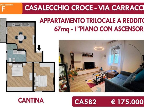 appartamento in vendita a Casalecchio di Reno in zona Croce