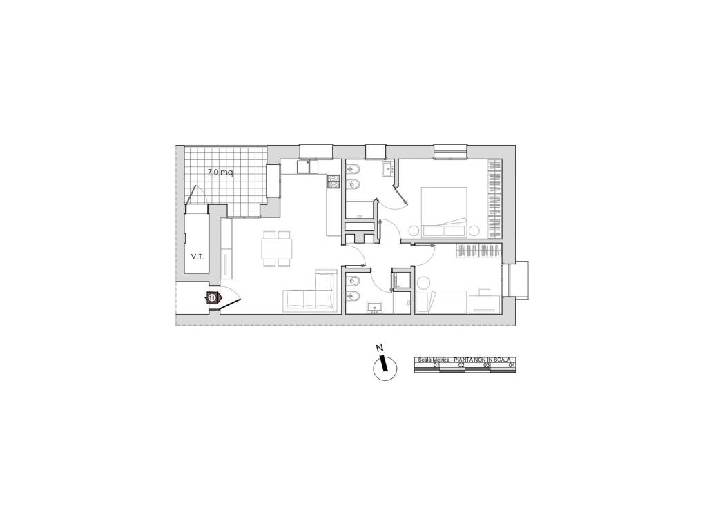 appartamento in vendita a Casalecchio di Reno in zona Garibaldi/La Mutua