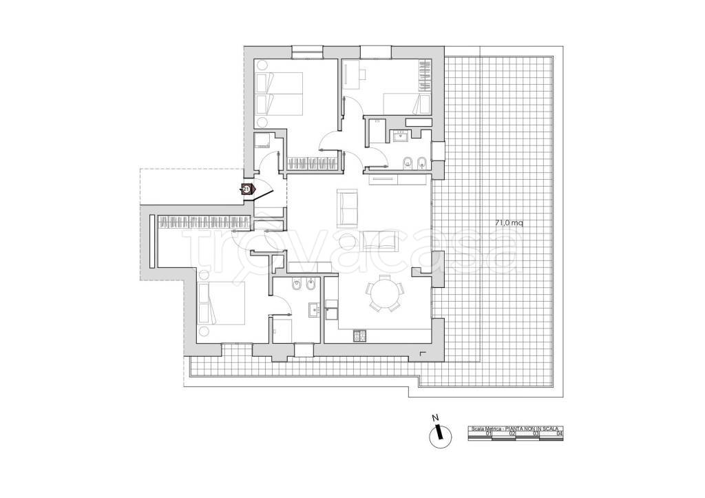 appartamento in vendita a Casalecchio di Reno in zona Garibaldi/La Mutua