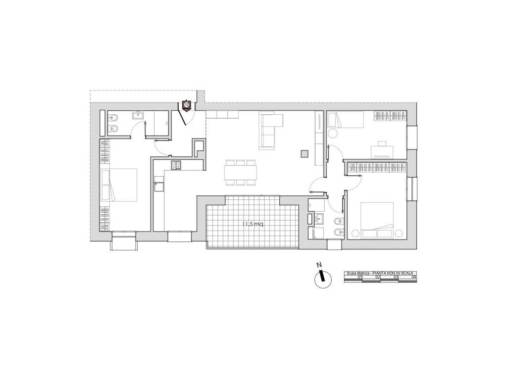 appartamento in vendita a Casalecchio di Reno in zona Garibaldi/La Mutua