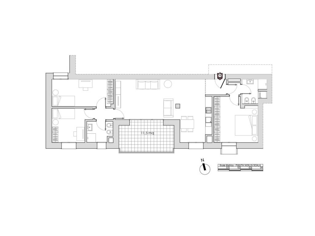 appartamento in vendita a Casalecchio di Reno in zona Garibaldi/La Mutua