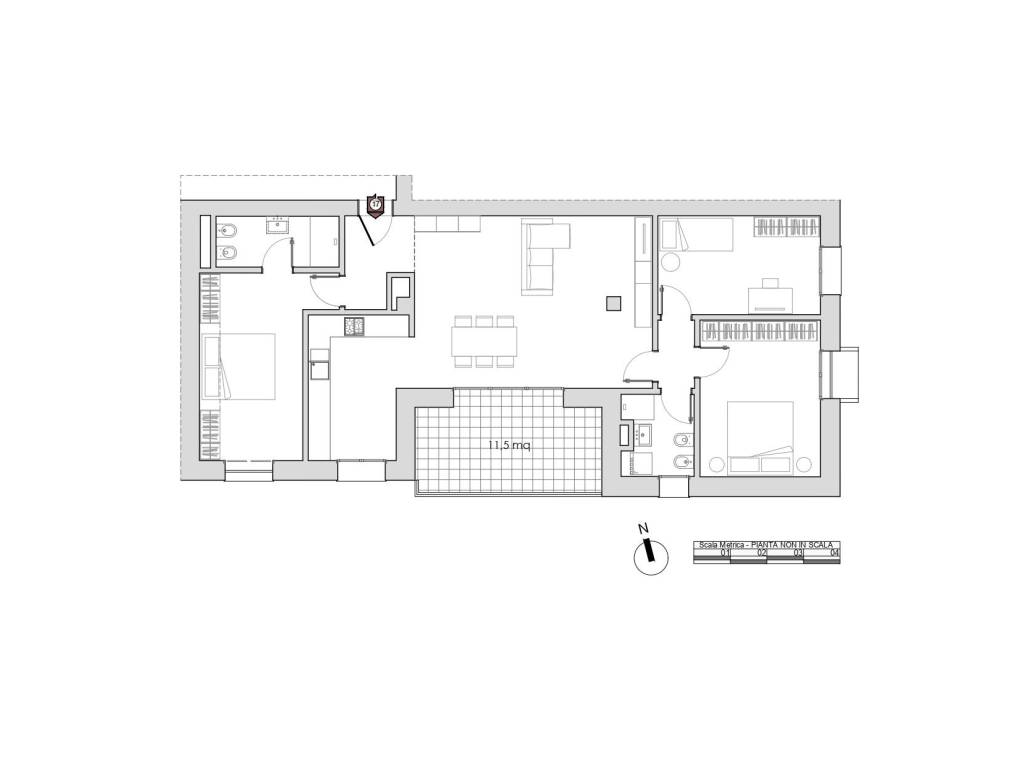 appartamento in vendita a Casalecchio di Reno in zona Garibaldi/La Mutua